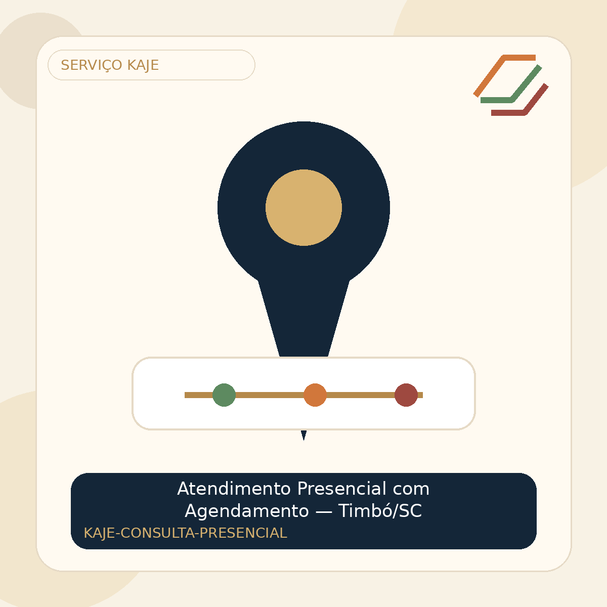 Atendimento Presencial com Agendamento — Timbó/SC